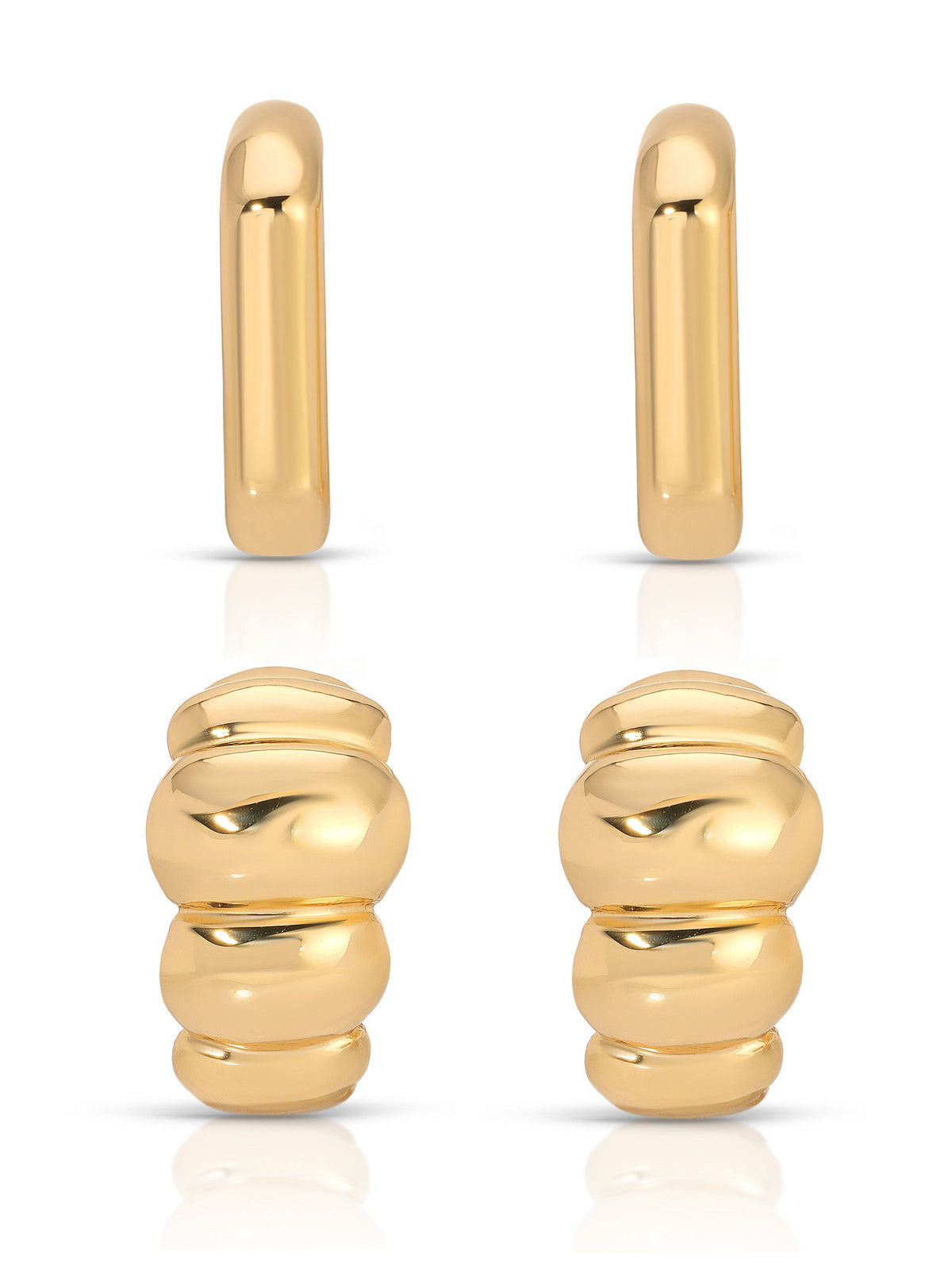 Everyday Ear Stack Set - 18k Gold Plated | Ettika