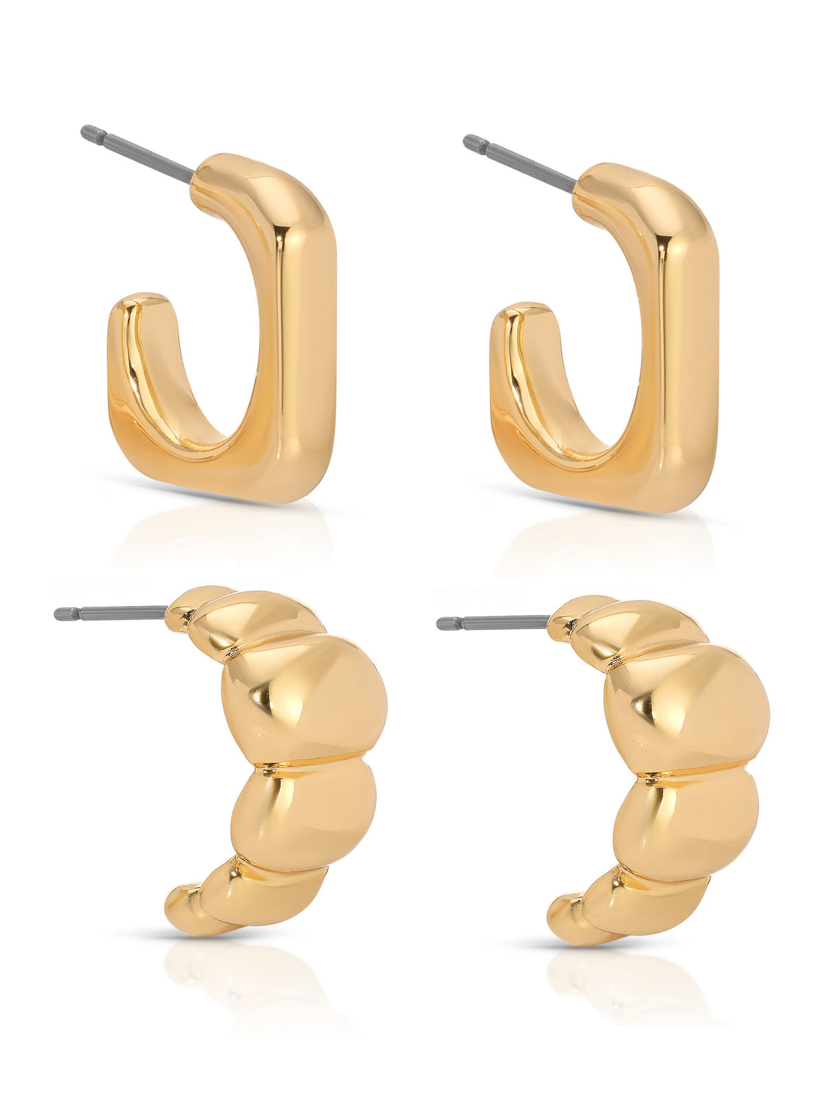 Everyday Ear Stack Set - 18k Gold Plated | Ettika