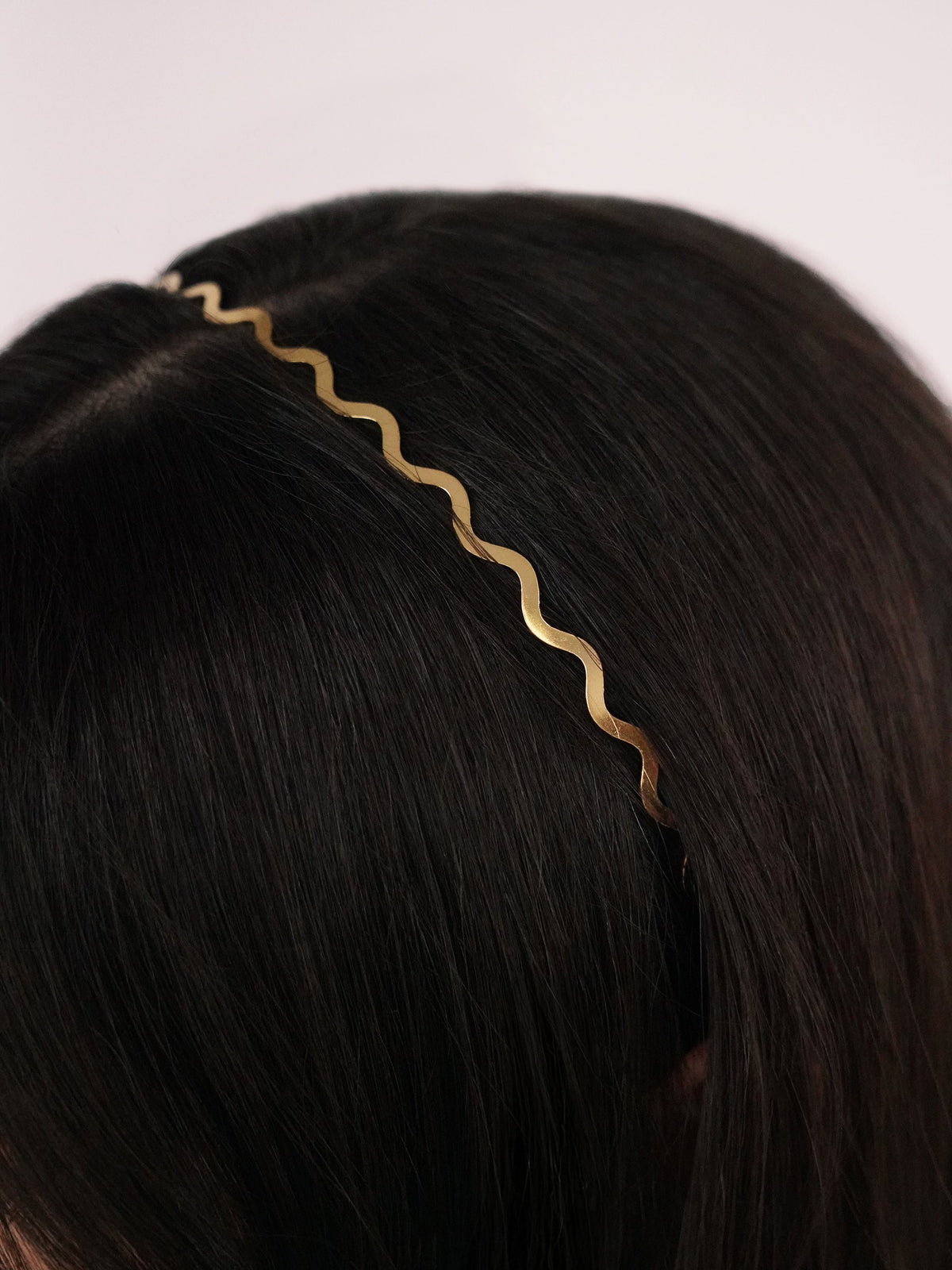 Zig Zag Headband - Gold Tone | Ettika