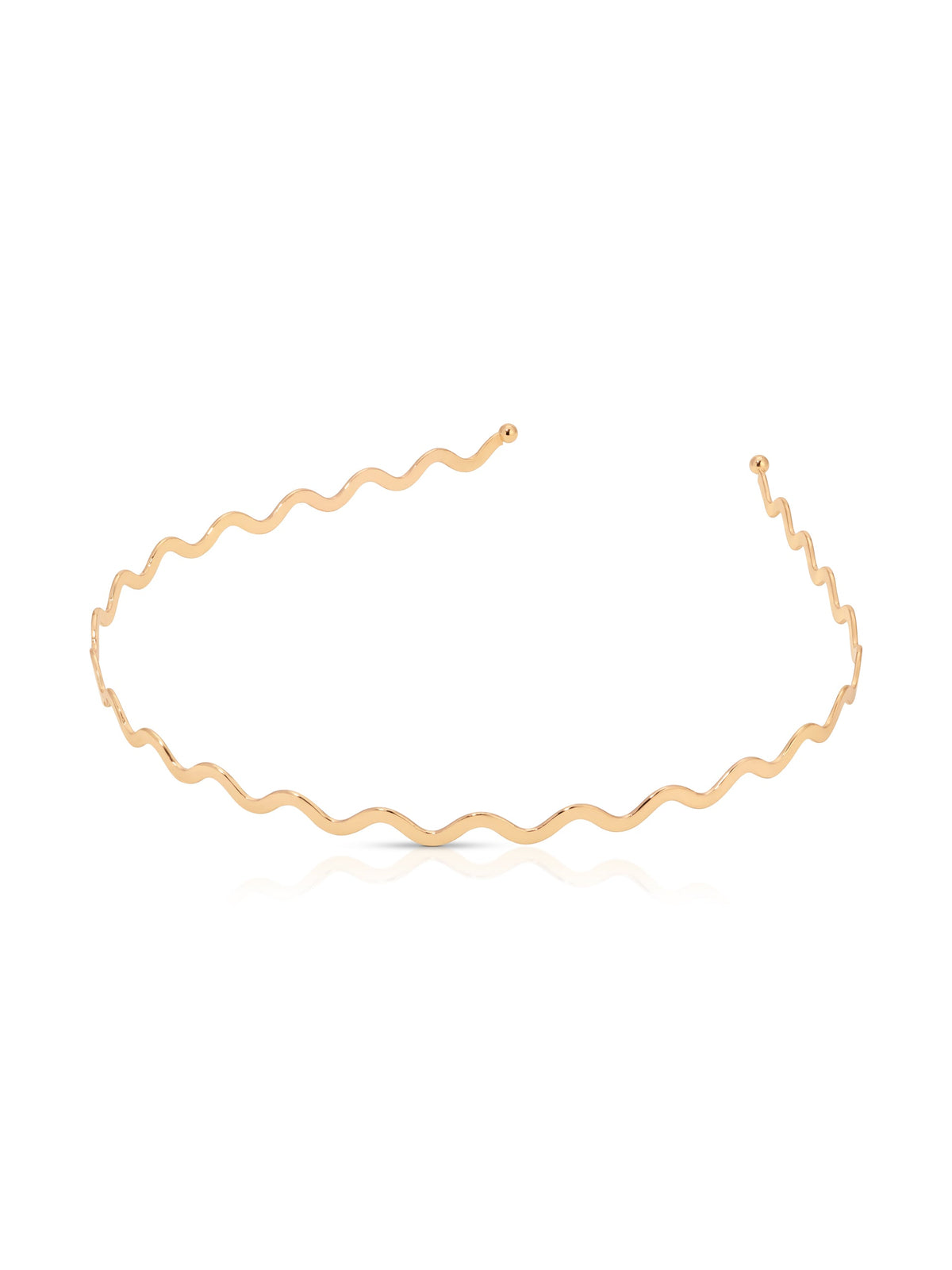 Zig Zag Headband - Gold Tone | Ettika