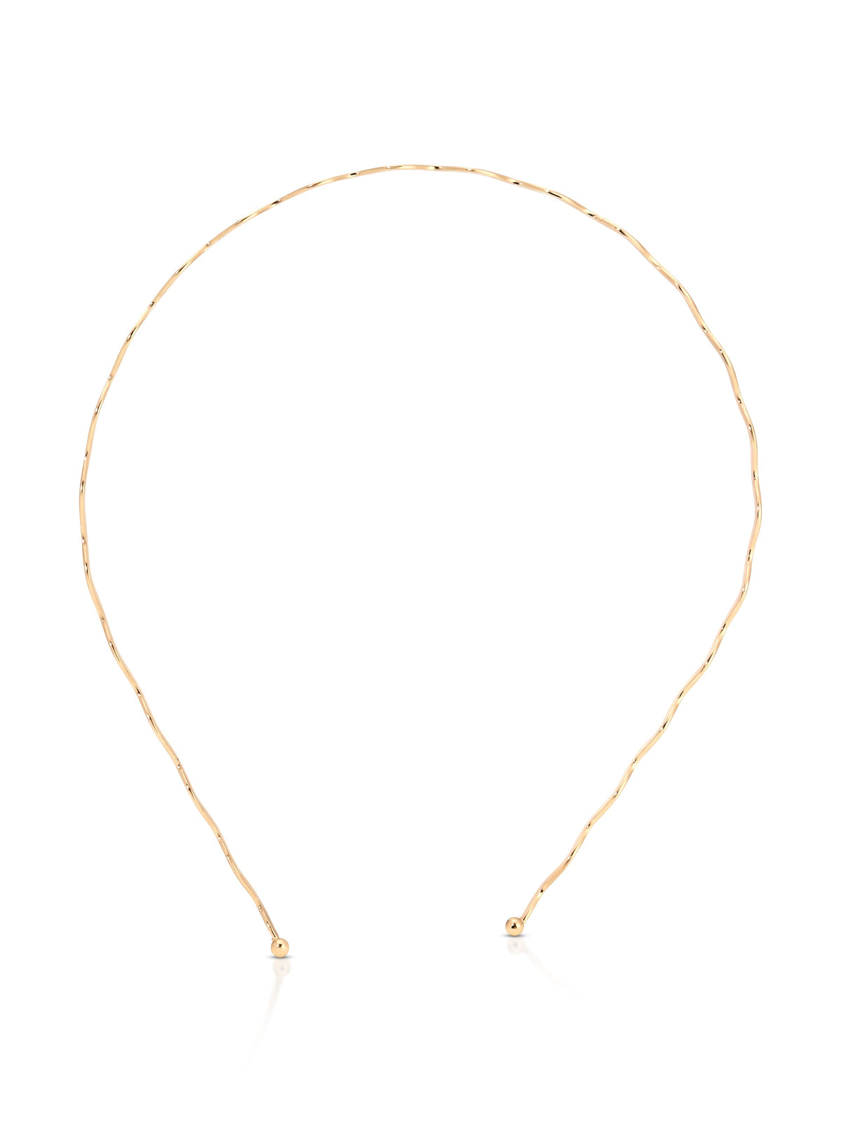 Zig Zag Headband - Gold Tone | Ettika