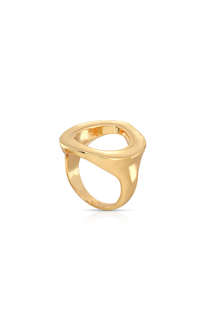 Open Circle Ring - 18k Gold Plated | Ettika
