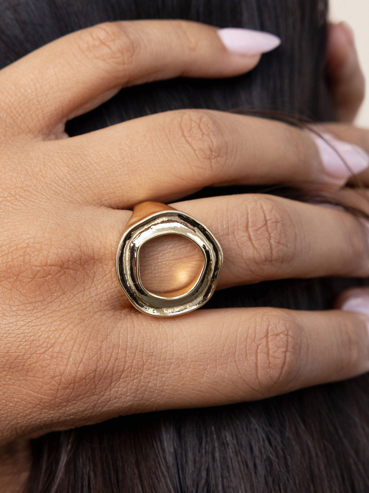Open Circle Ring - 18k Gold Plated | Ettika