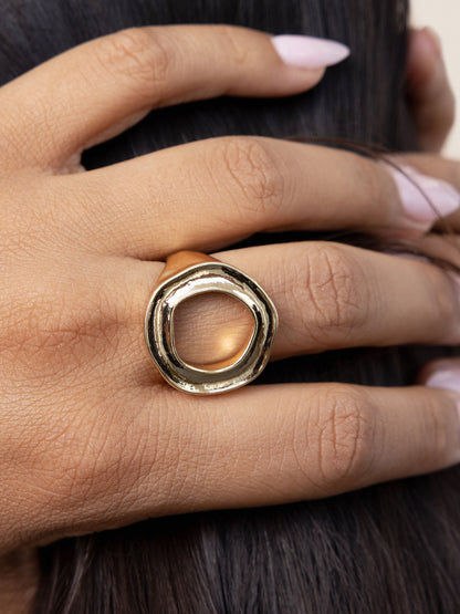 Open Circle Ring - 18k Gold Plated | Ettika