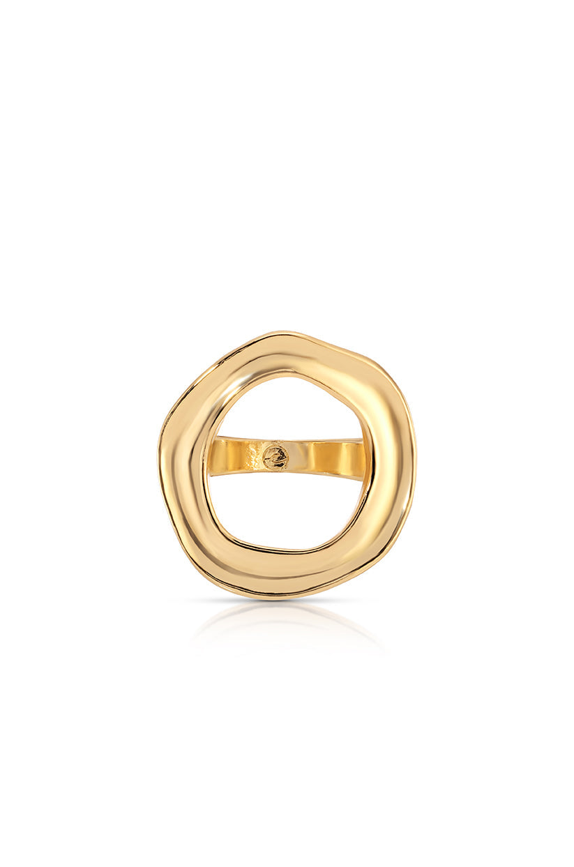 Open Circle Ring - 18k Gold Plated | Ettika