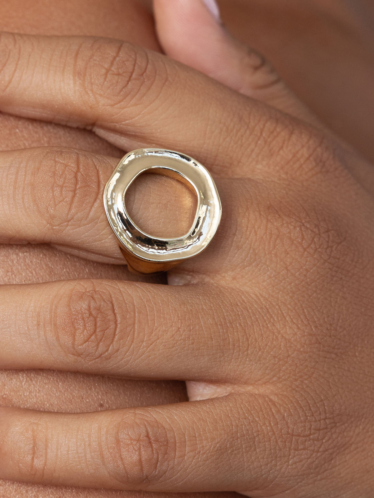 Open Circle Ring - 18k Gold Plated | Ettika