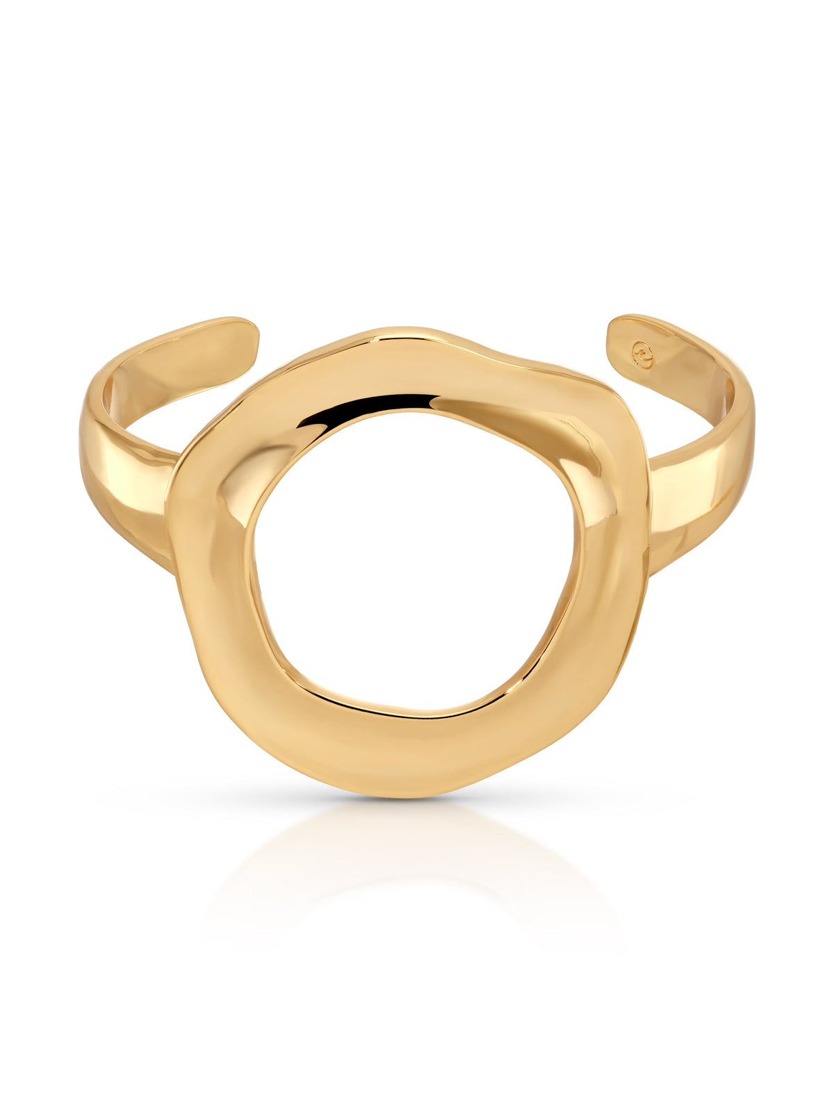 Open Circle Cuff - 18k Gold Plated | Ettika