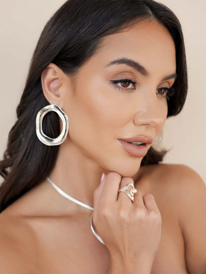 Complete the Circle Set in Silver | Ettika