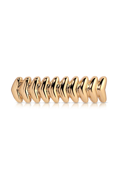 Moderna Hair Clip - Gold Tone | Ettika