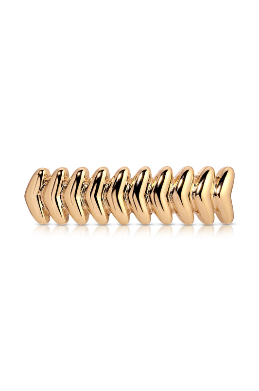 Moderna Hair Clip - Gold Tone | Ettika