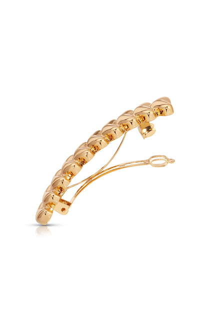 Moderna Hair Clip - Gold Tone | Ettika