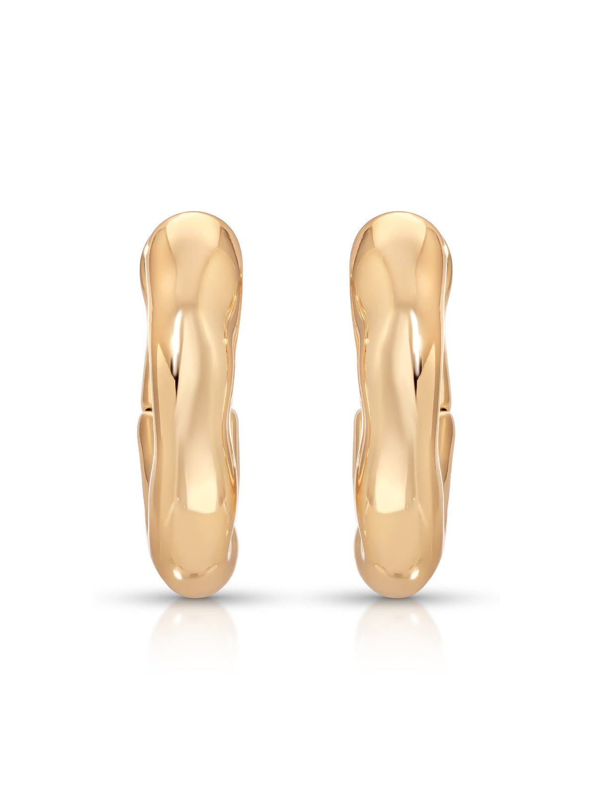 Mini Molten Hoops - 18k Gold Plated | Ettika