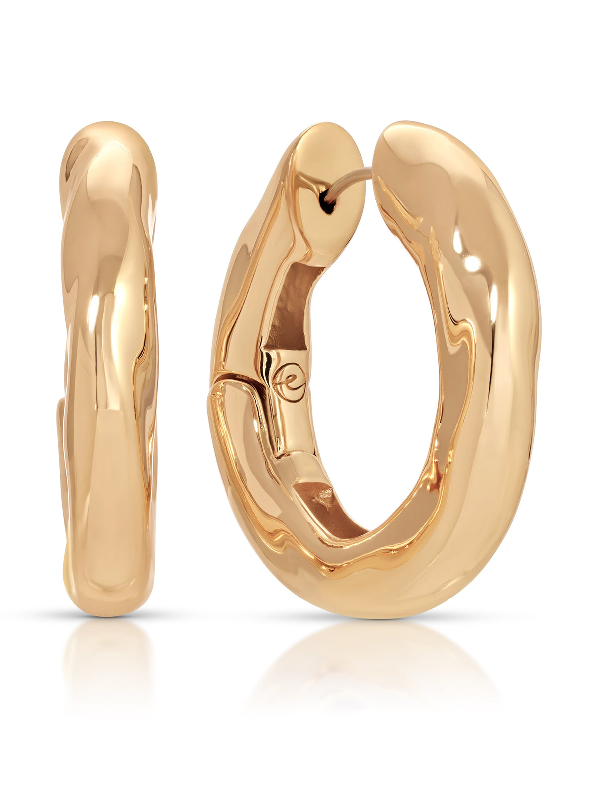 Molten Hoops - 18k Gold Plated | Ettika