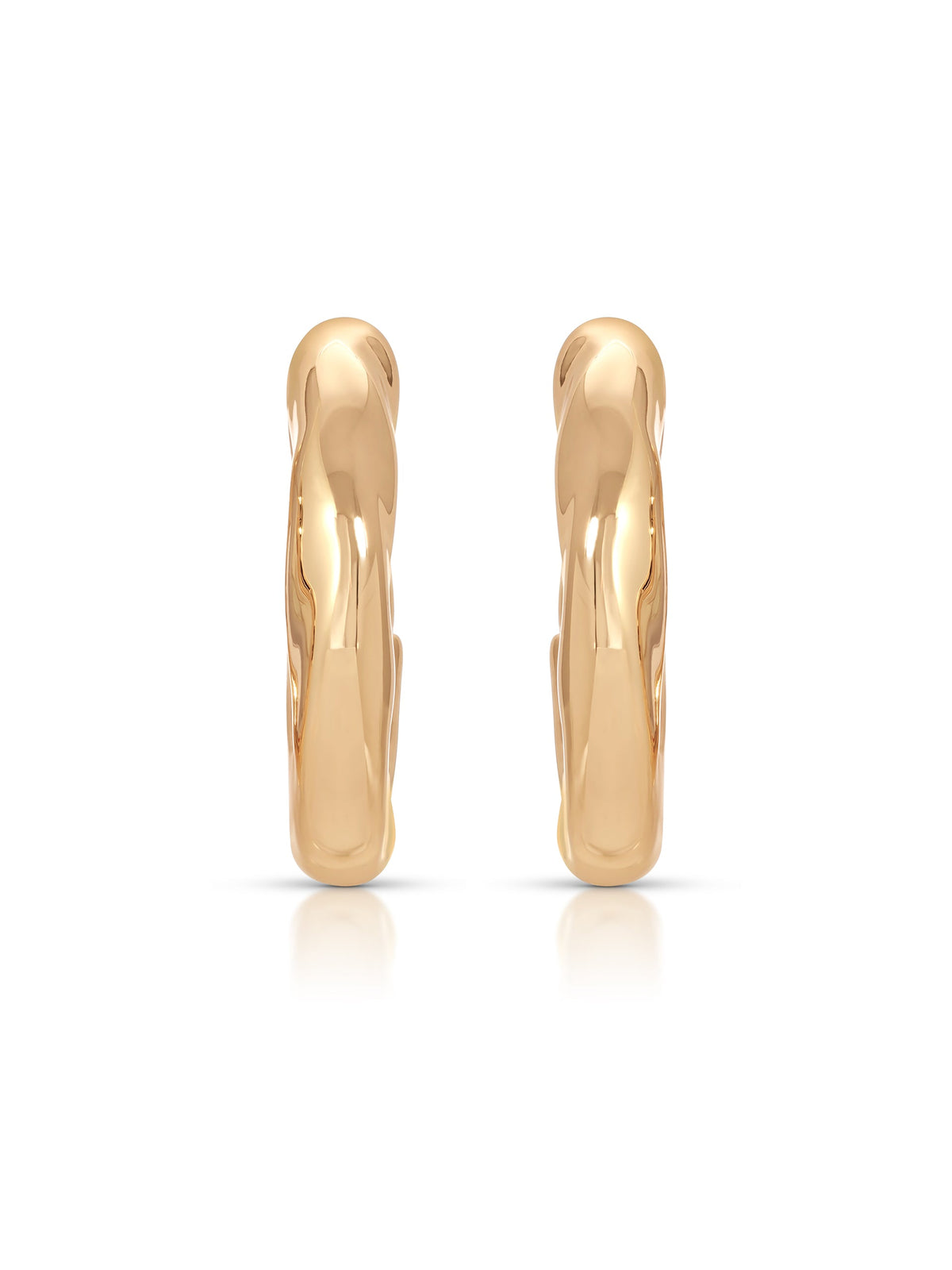 Molten Hoops - 18k Gold Plated | Ettika