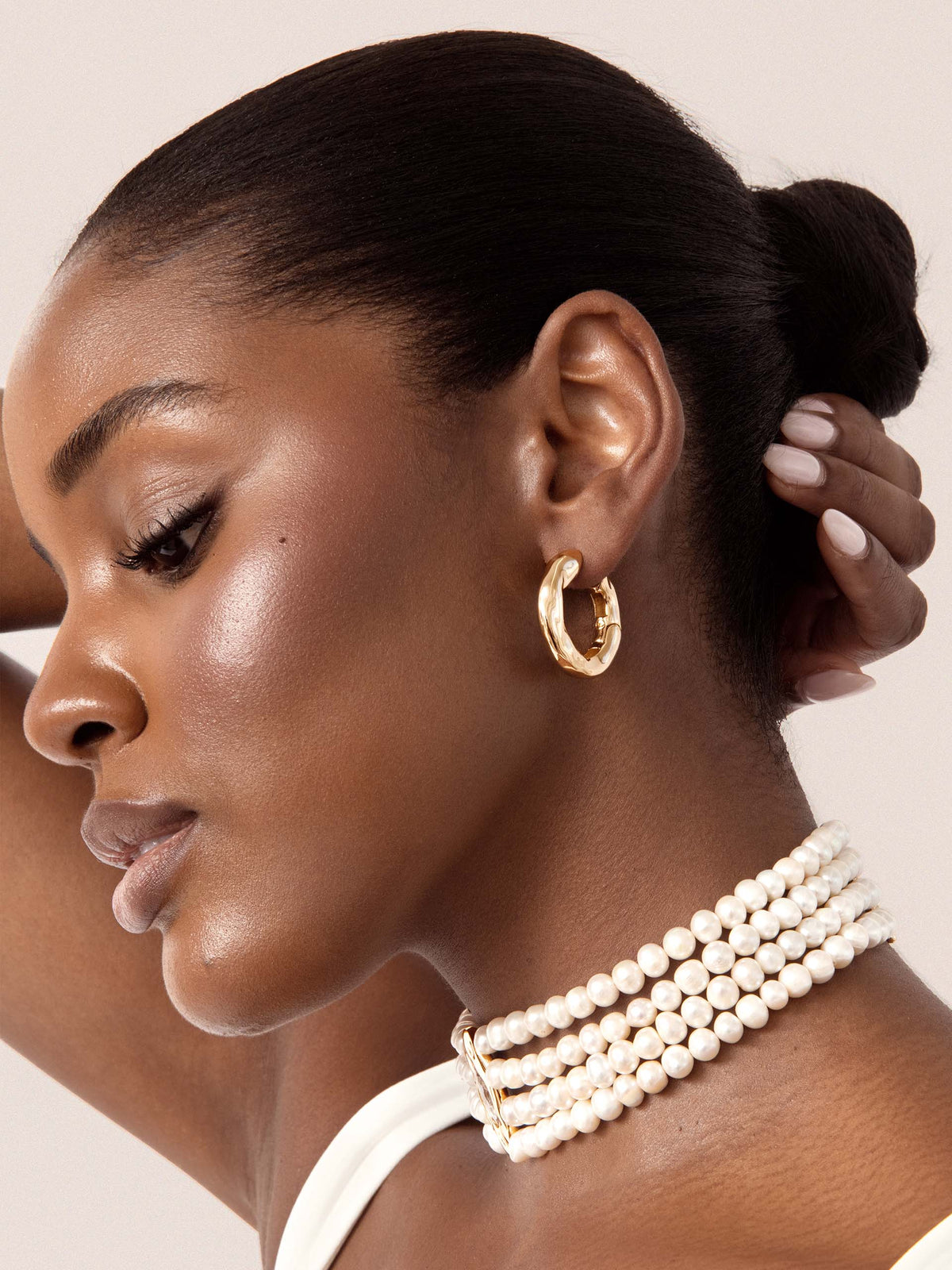 Molten Hoops - 18k Gold Plated | Ettika