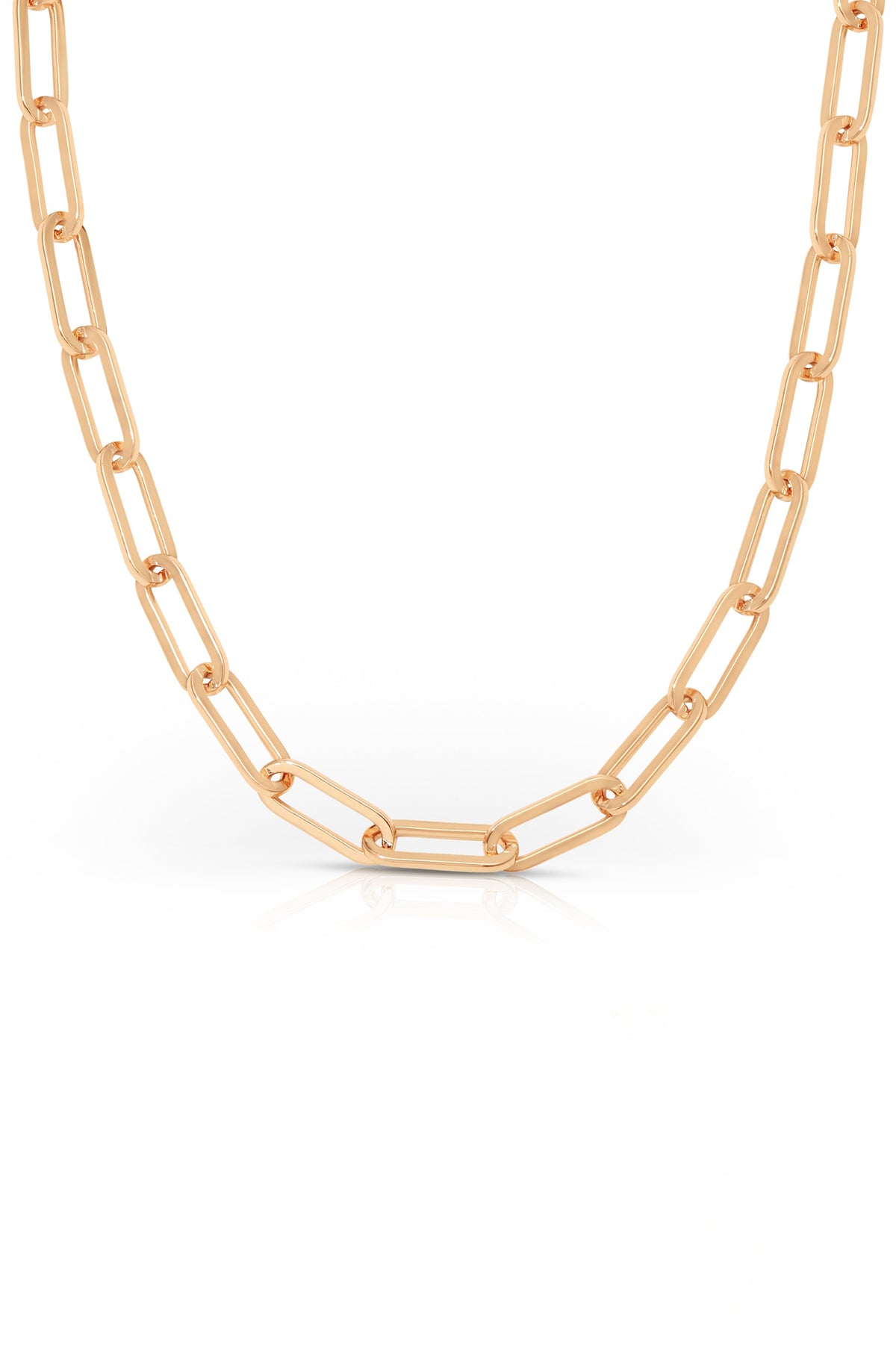Paperclip Chain Necklace - 18k Gold Plated | Ettika