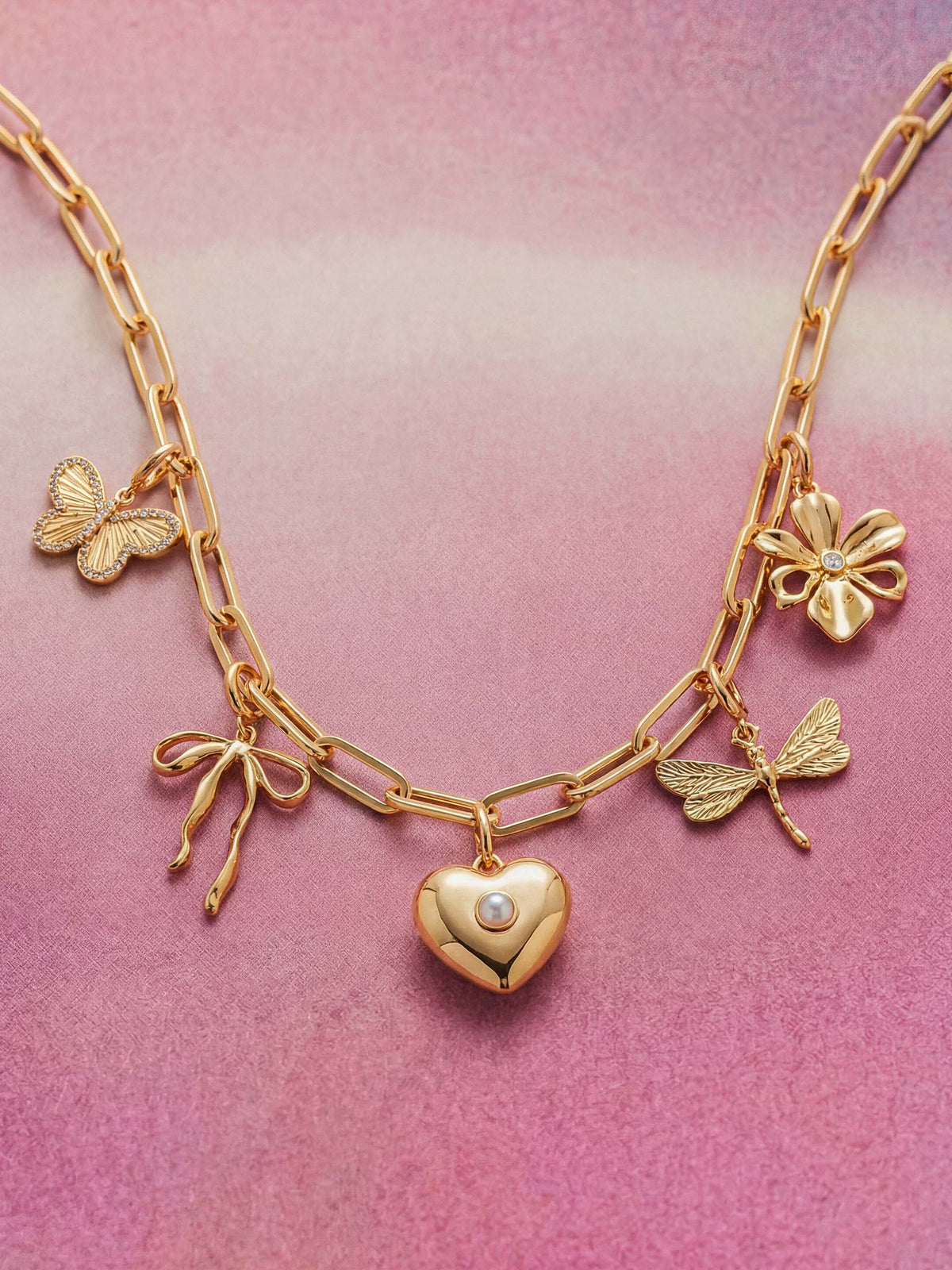 Valentine Charm Necklace | Ettika