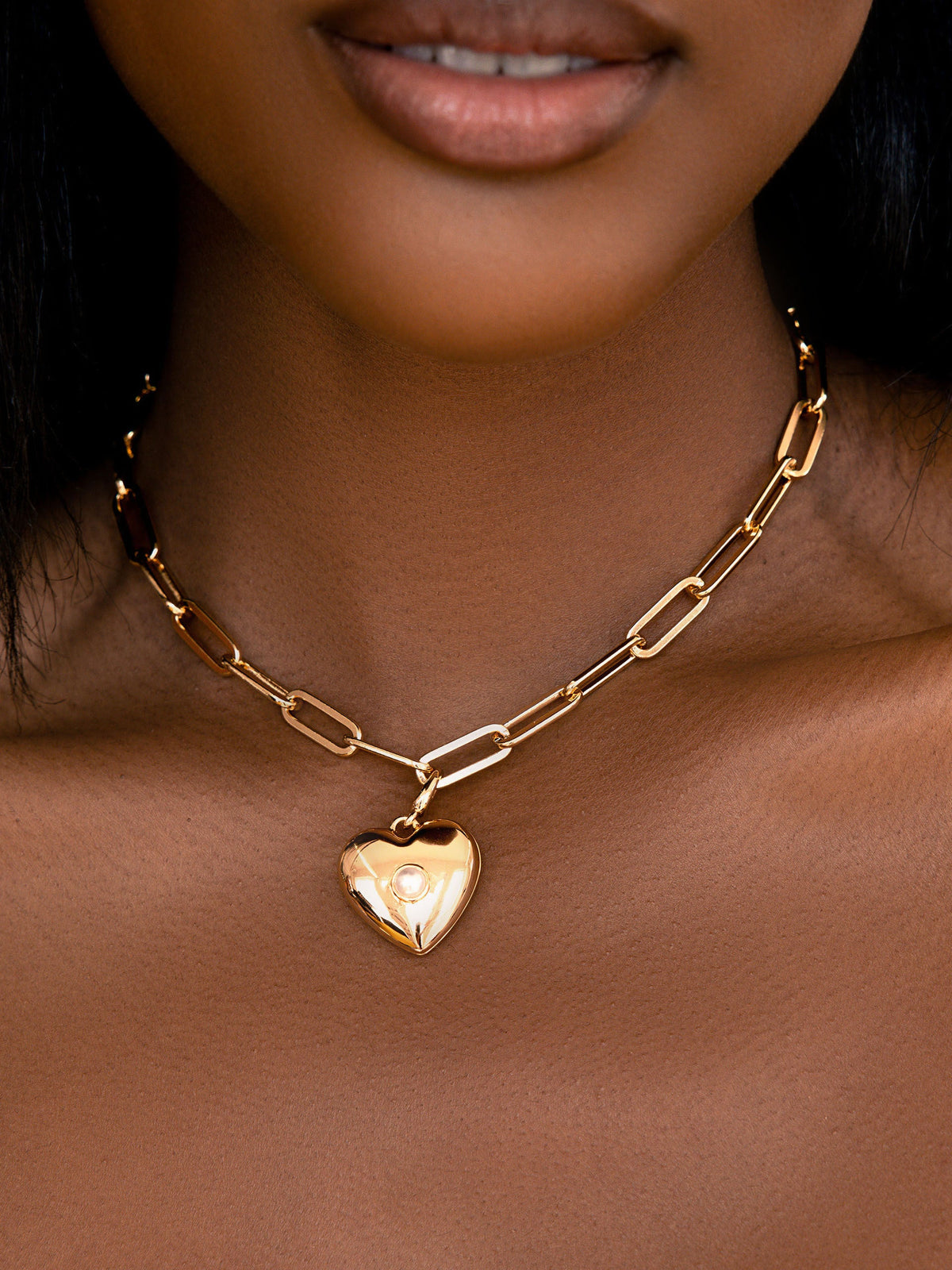 Heart Charm Necklace | Ettika