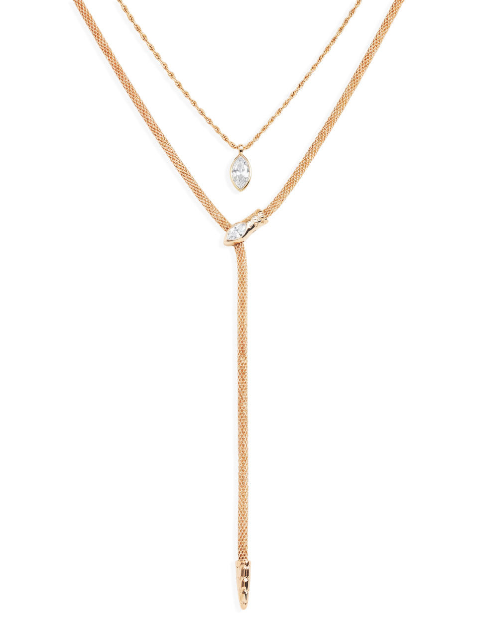 Serpentina Marquise Necklace Set | Ettika