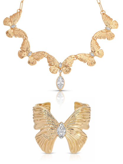 Duo Butterfly SetChoker & Cuff | Ettika