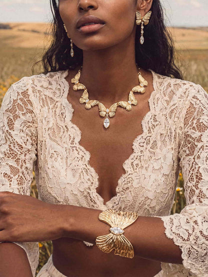 Duo Butterfly SetChoker & Cuff | Ettika