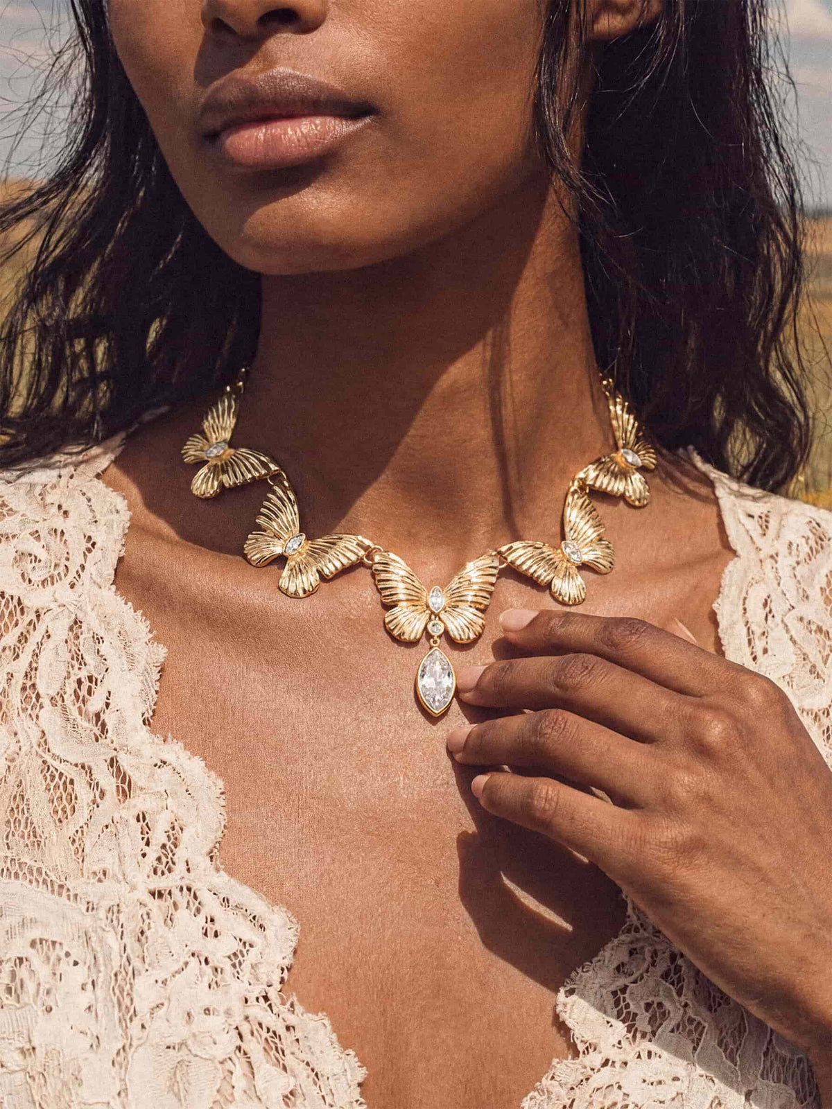 Duo Butterfly SetChoker & Cuff | Ettika