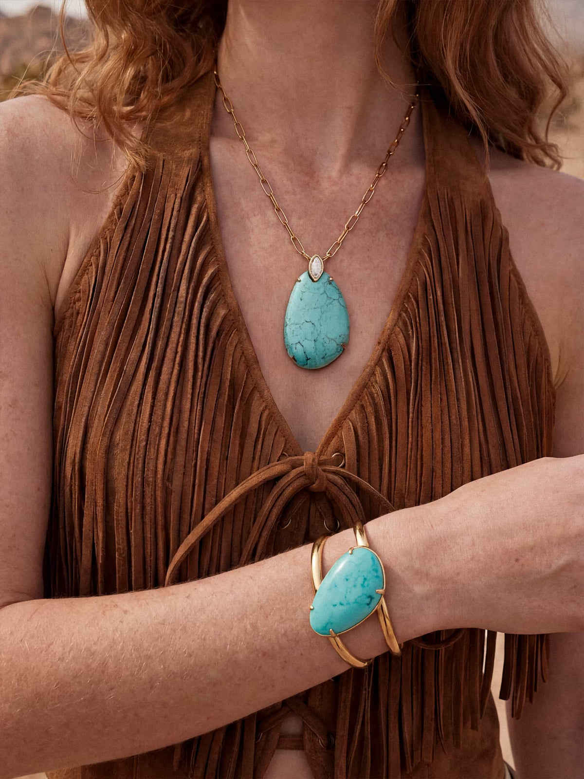 Desert Tide SetPendant Necklace & Cuff | Ettika
