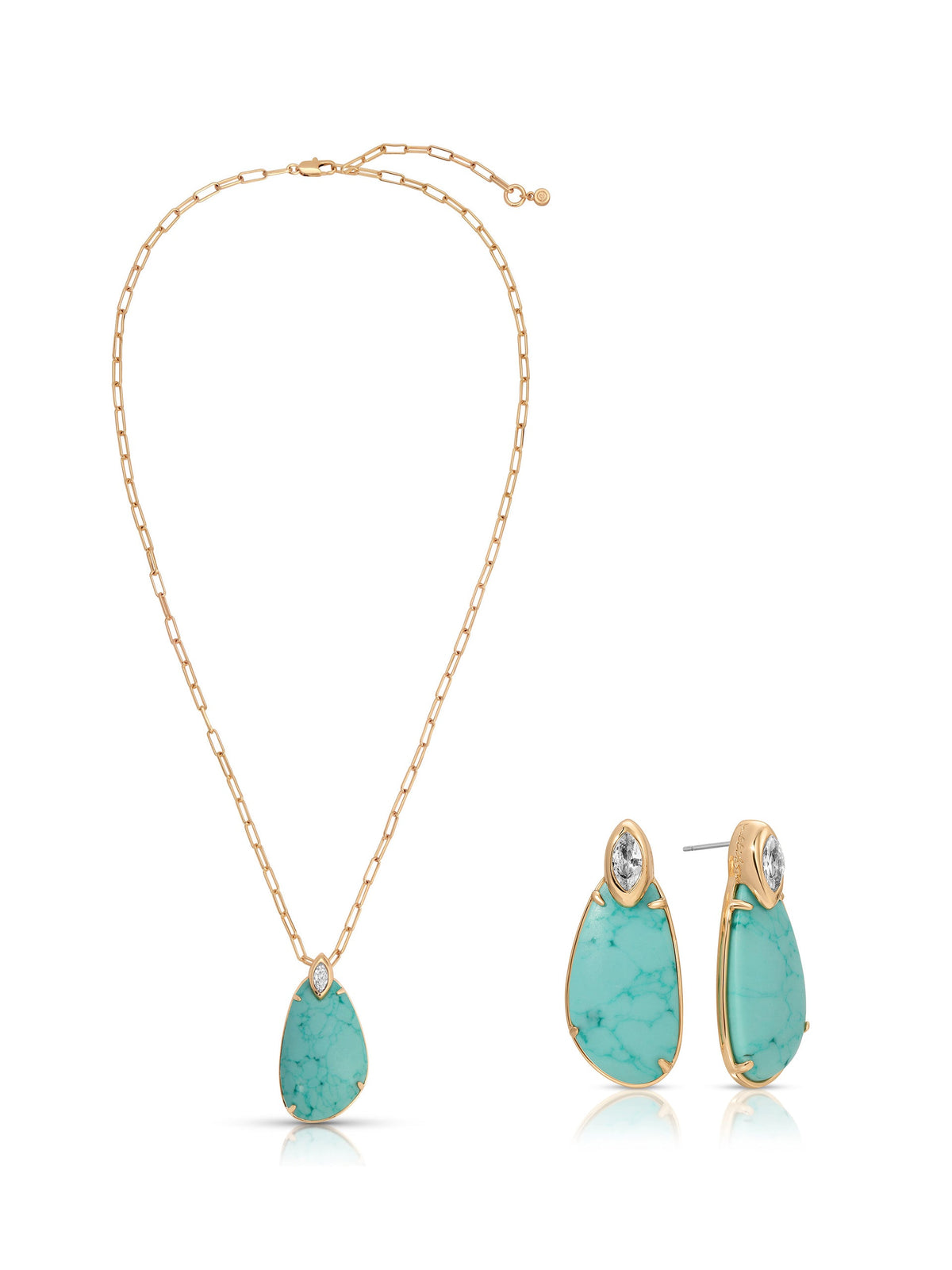Majestic Stone SetPendant Necklace & Earring | Ettika