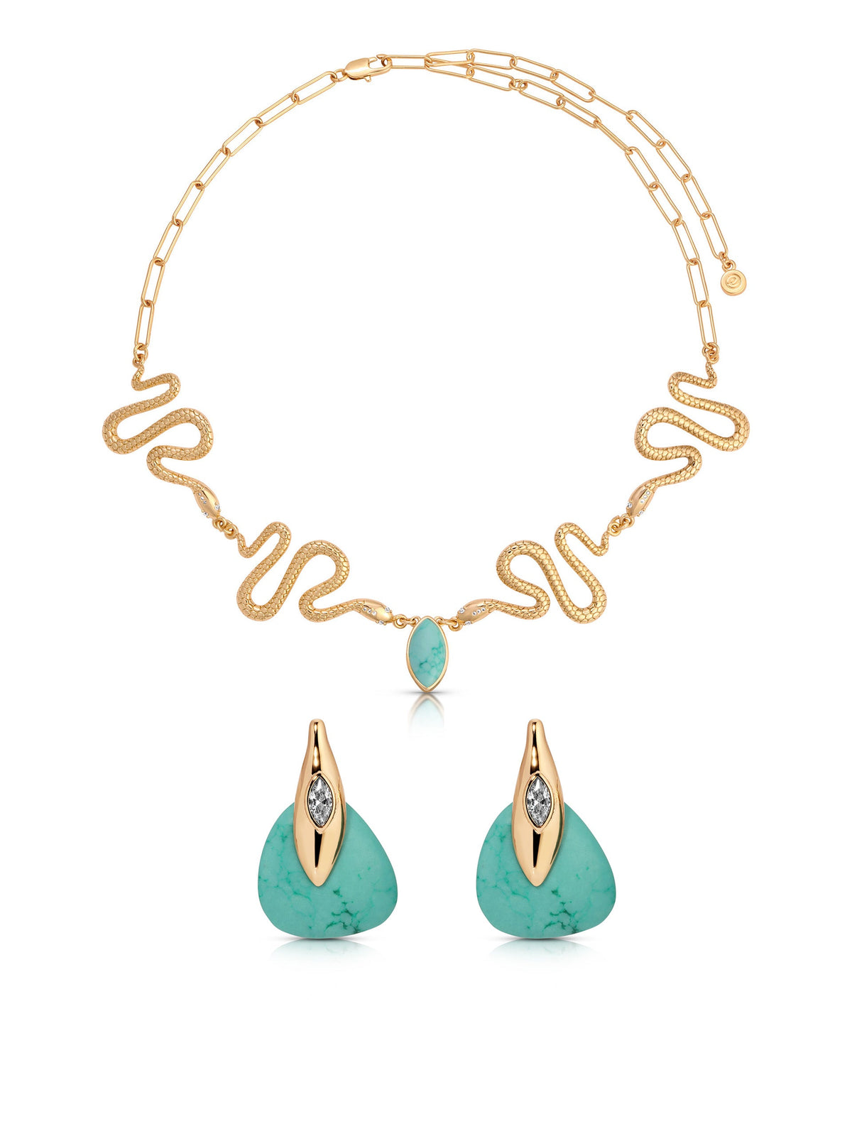 Turquoise Snake Solstice Set | Ettika