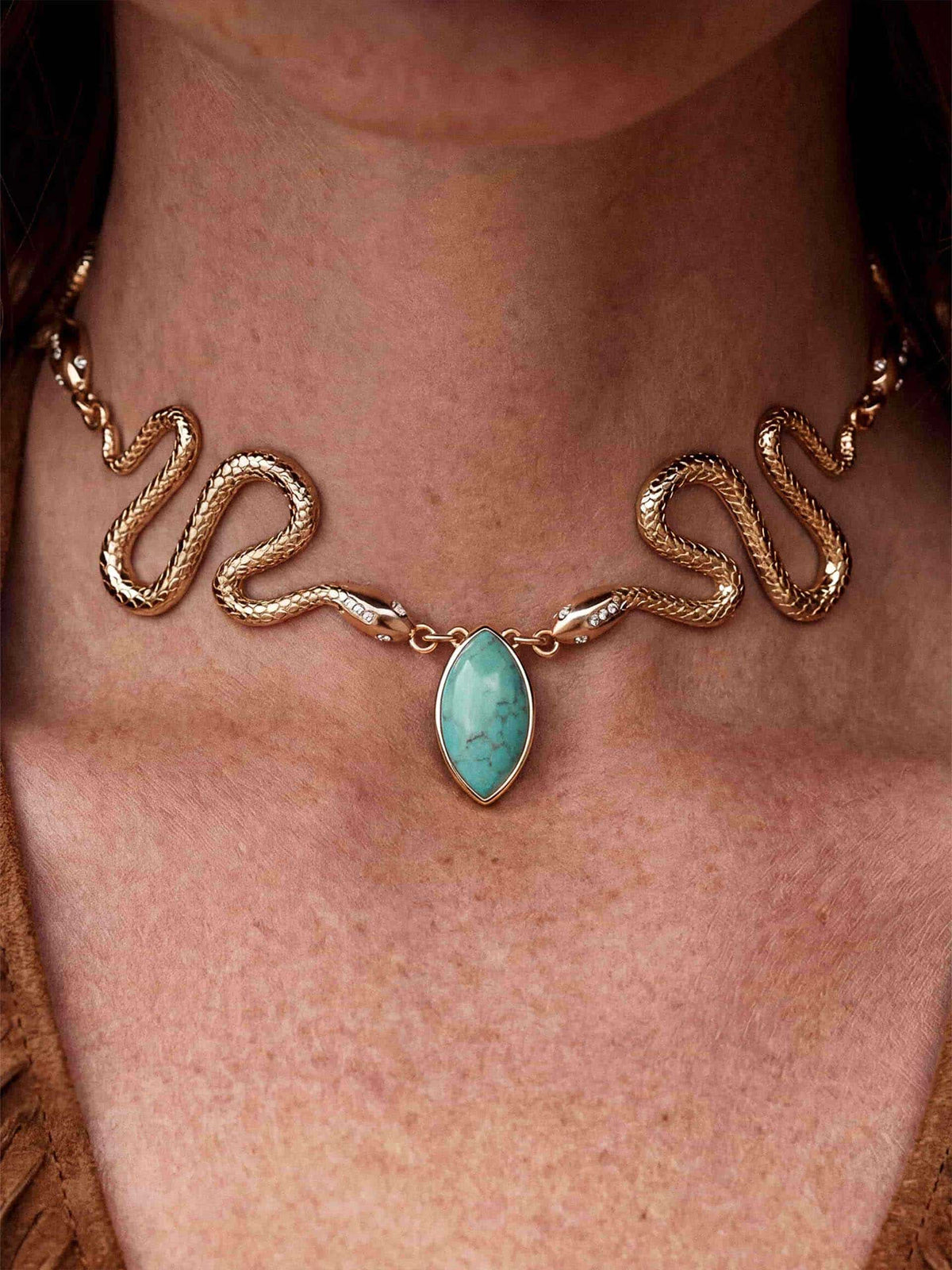 Turquoise Snake Solstice Set | Ettika