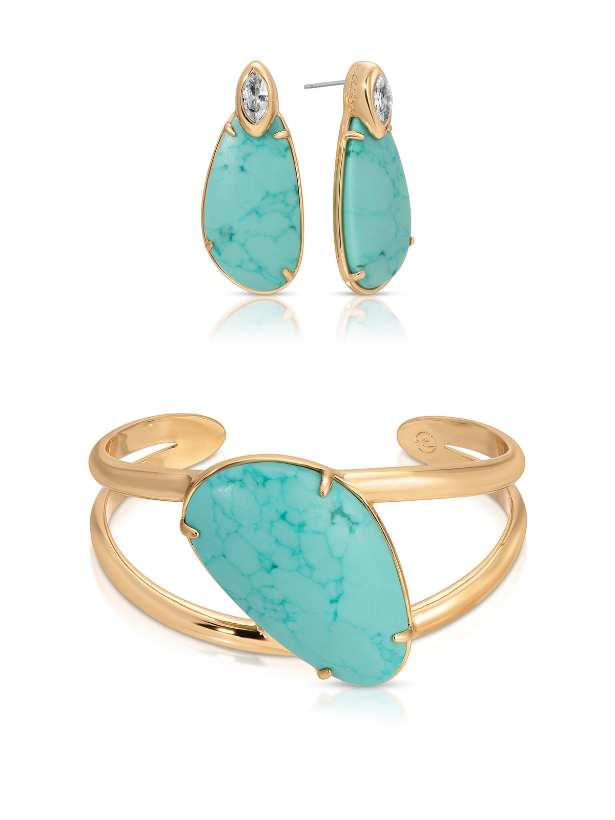 Majestic Stone SetEarring and Cuff | Ettika
