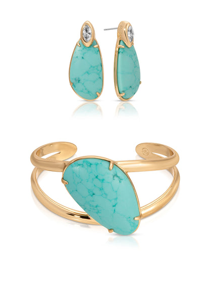 Majestic Stone SetEarring and Cuff | Ettika