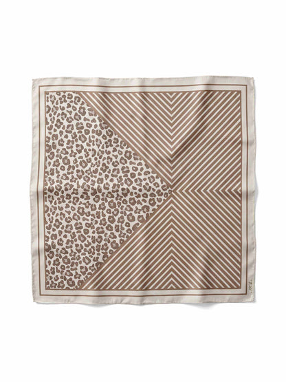 Neutral Animal Print Scarf - Tan | Ettika