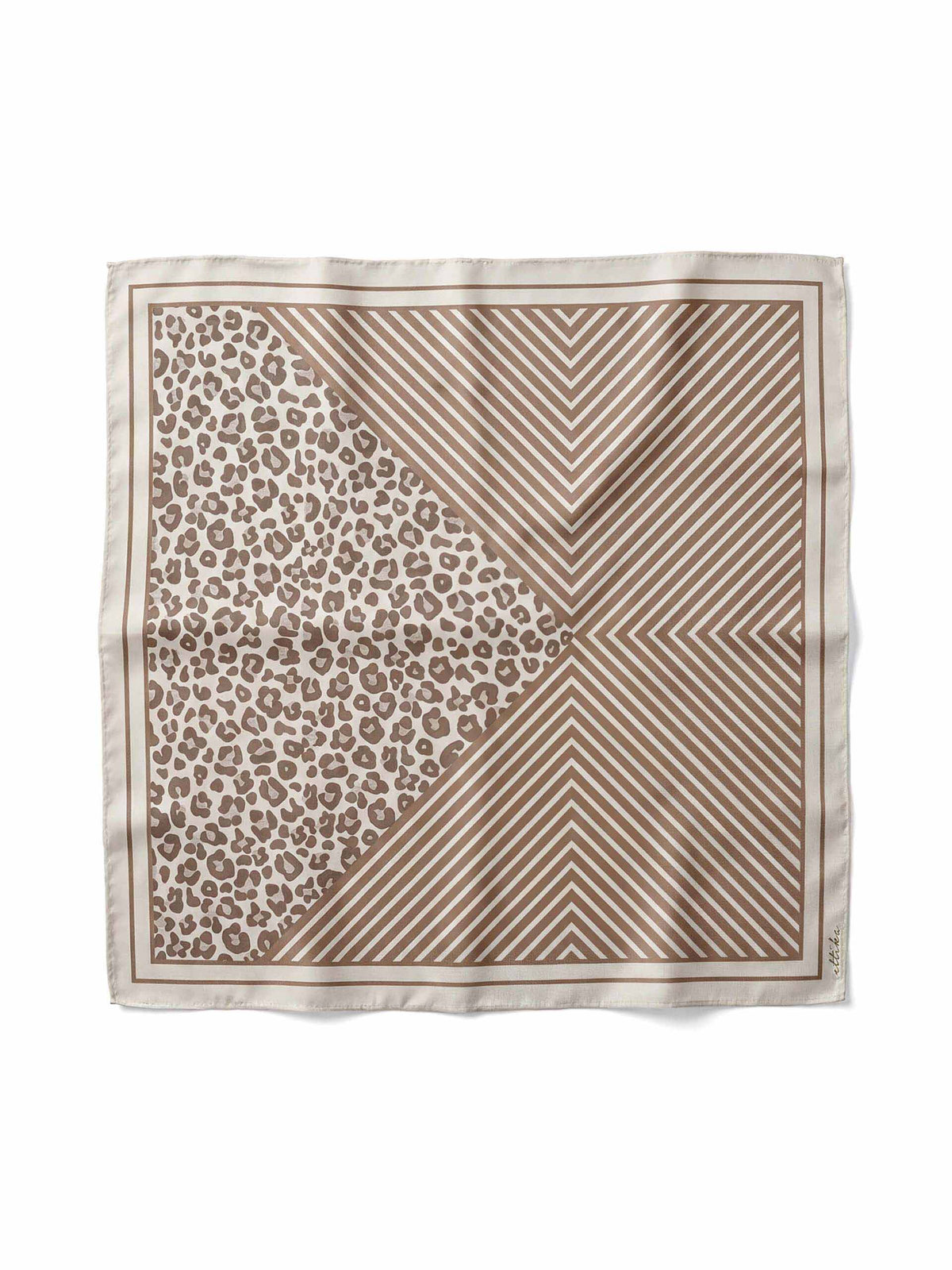 Neutral Animal Print Scarf - Tan | Ettika