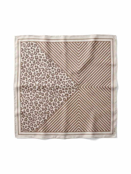 Neutral Animal Print Scarf - Tan | Ettika
