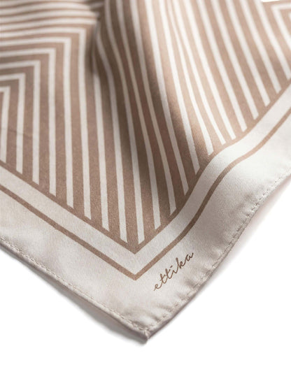 Neutral Animal Print Scarf - Tan | Ettika