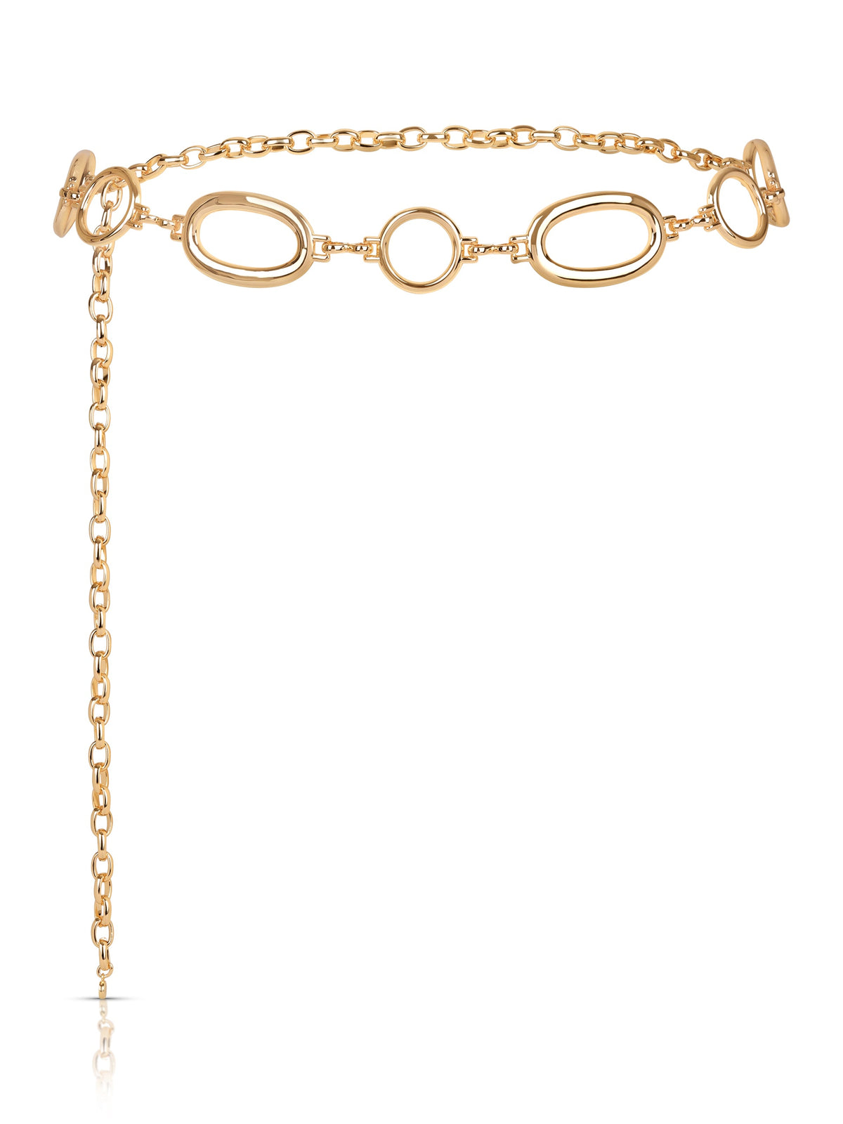 Oval Chain Belt - Silver Plated | Ettika