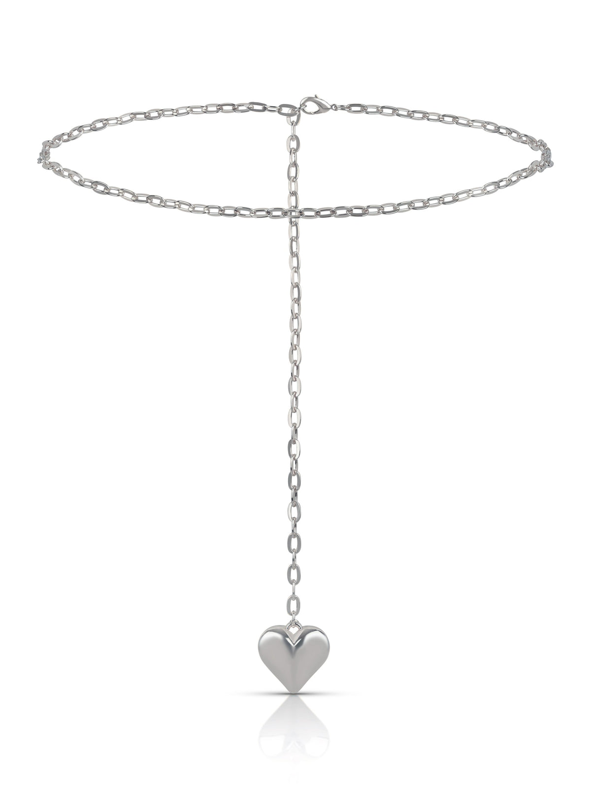 Heart Charm Chain Belt - Gold Tone | Ettika