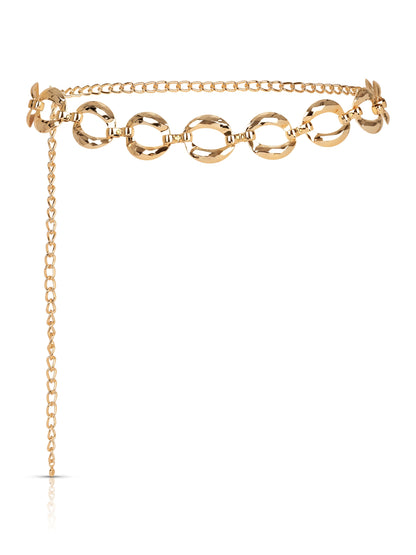 Hammered Rings Belt - Silver Plated | Ettika