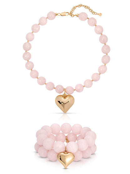 Luck and Love Set in Rose | Ettika