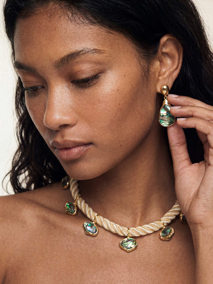 Midnight Luxe Abalone Set | Ettika