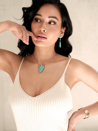 Turquoise Chunky Layered Set | Ettika