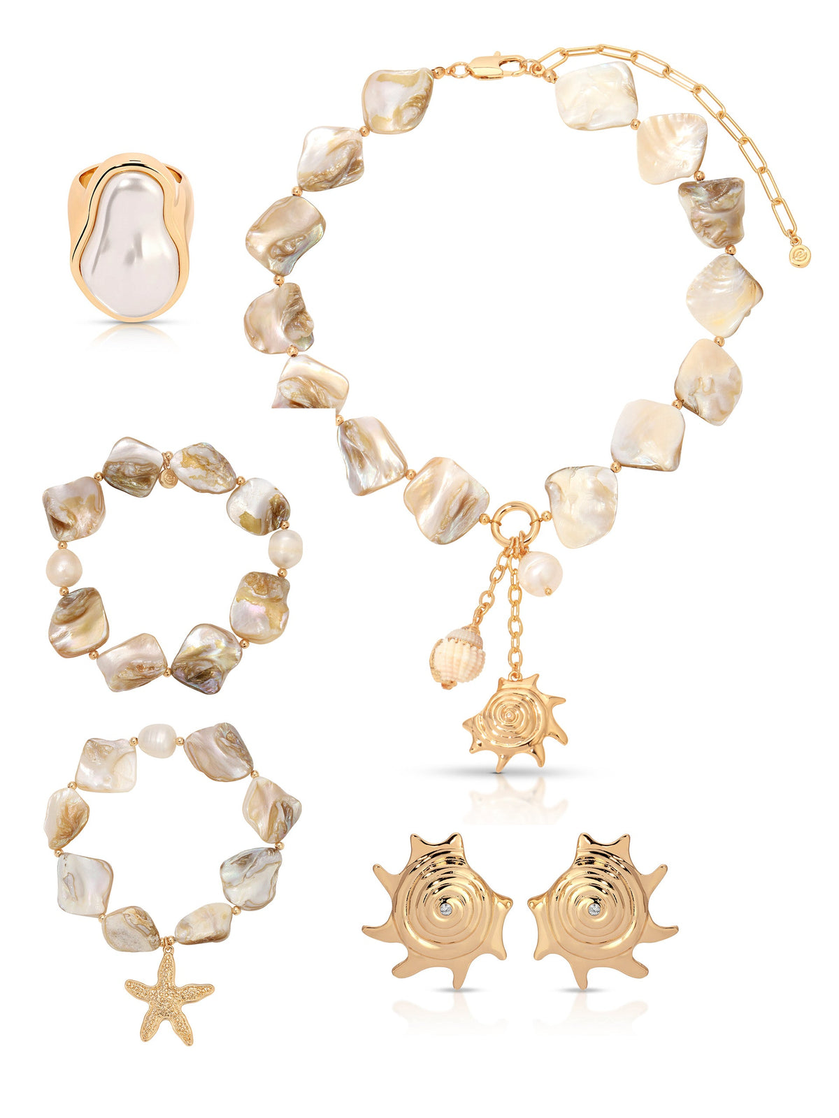 True Shell Sorrento Set | Ettika