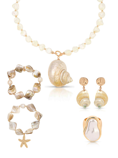 Sunken Treasure True Shell Set | Ettika