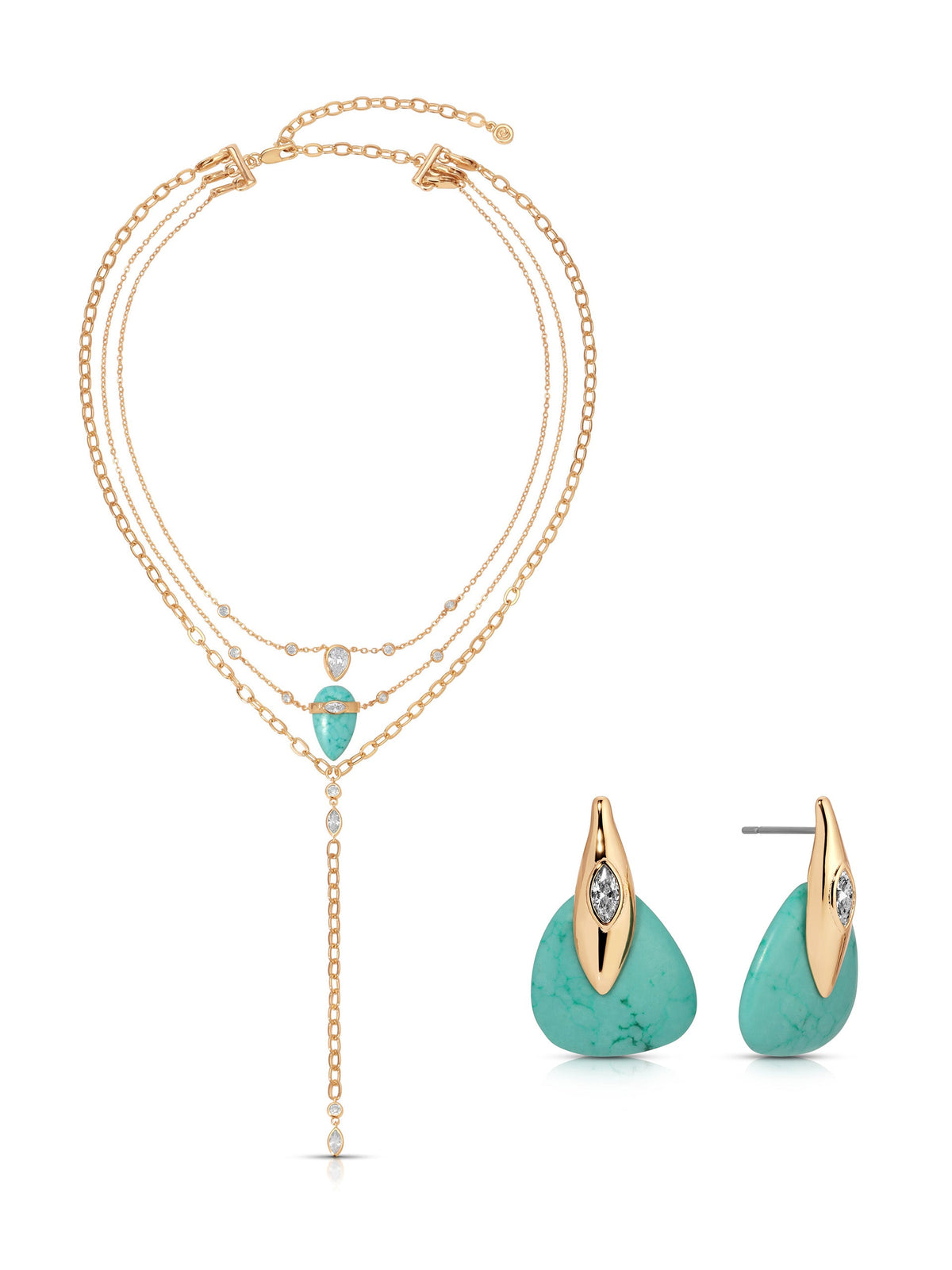 Turquoise Solstice Layered Set | Ettika
