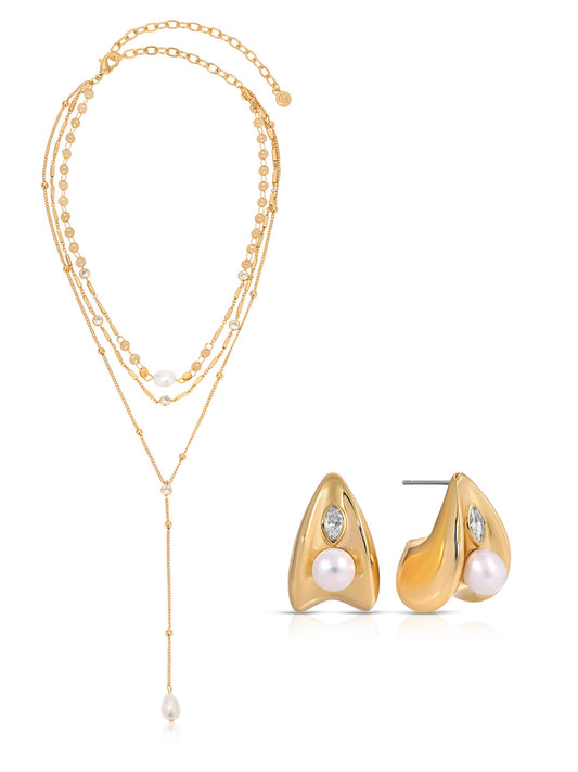 Forever Falling Pearl Set | Ettika