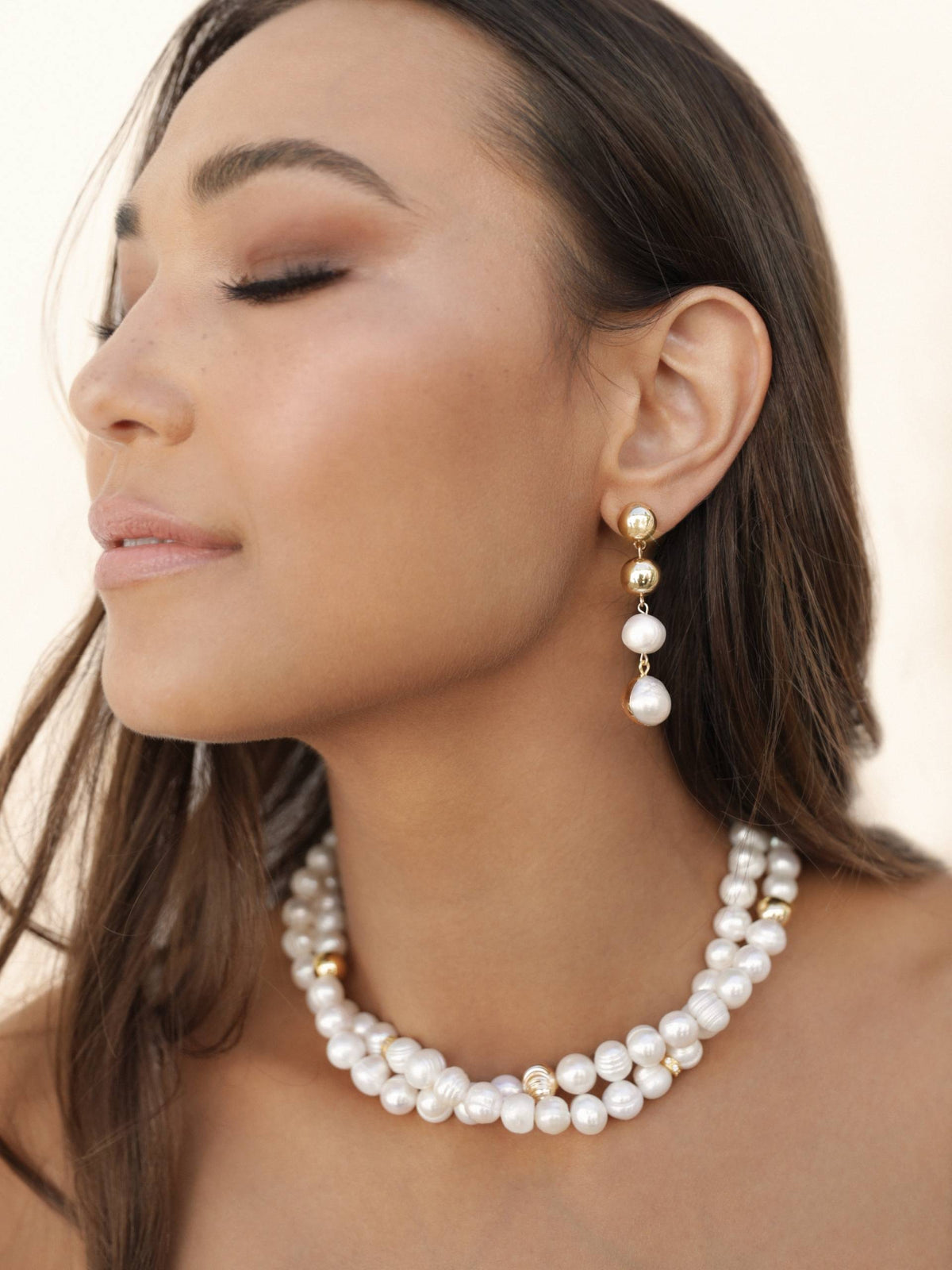 Double Strand Pearl Set | Ettika
