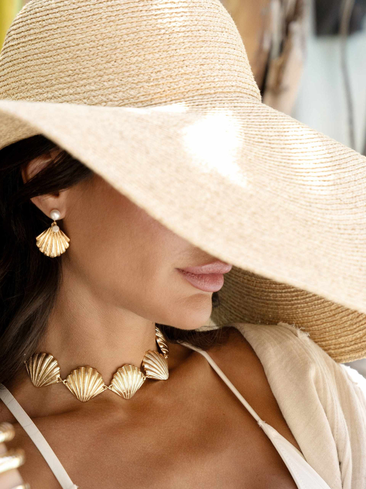 Scallop Shell Dual Wear Set | Ettika