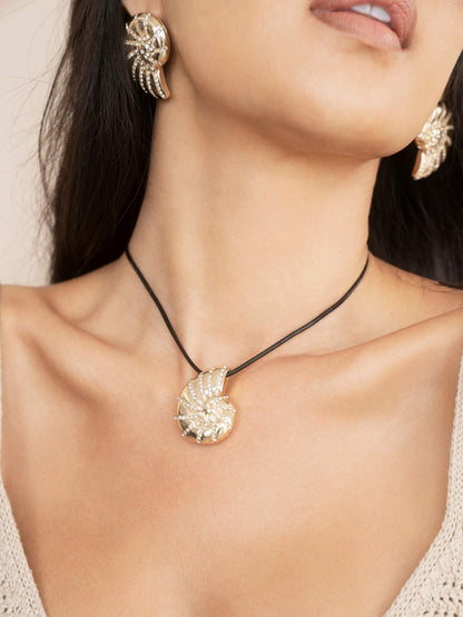 Chunky Nautilus Shell Set | Ettika