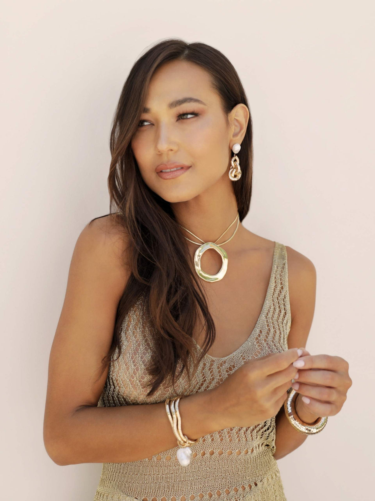 Open Circle Liquid Metal Set | Ettika